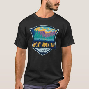 Rocky Mountain National Park Teton Range Reizen T-shirt