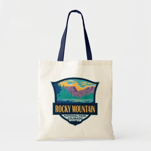 Rocky Mountain National Park Teton Range Reizen Tote Bag (Voorkant)