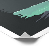 Rocky Mountain National Park Travel Illustration Poster (Hoek)