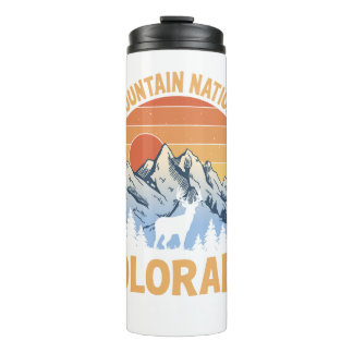 Rocky Mountain National Park Tumbler Travel Thermosbeker