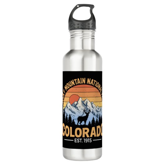 Rocky Mountain National Park Tumbler Travel Waterfles (Voorkant)