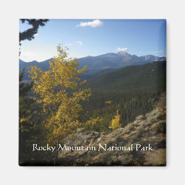 Rocky Mountain National Park vierkante magneet