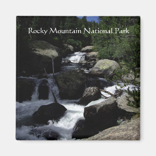 Rocky Mountain National Park vierkante magneet
