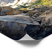 Rocky Mountain National Park Waterverf Poster (Hoek)