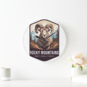 ROCKY MOUNTAIN NATIONAL PARKS WALL CLOCK 2025 GROTE KLOK (Huis)