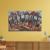 Rocky Mountain Nat'l Park, Colorado Canvas Afdruk (Insitu (Woonkamer))