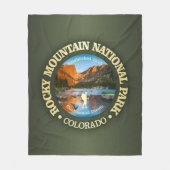 Rocky Mountain (NP2) Fleece Deken (Voorkant)