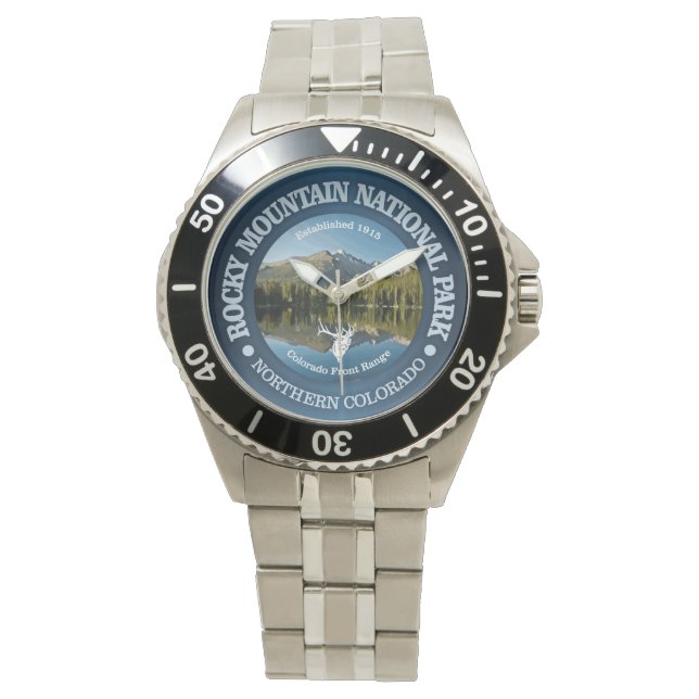 Rocky Mountain NP 2 Horloge (Voorkant)