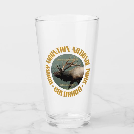 Rocky Mountain NP (elk) Glas (Voorkant)