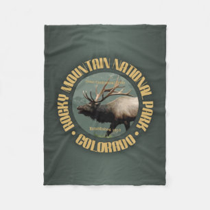 Rocky Mountain NP Fleece Deken