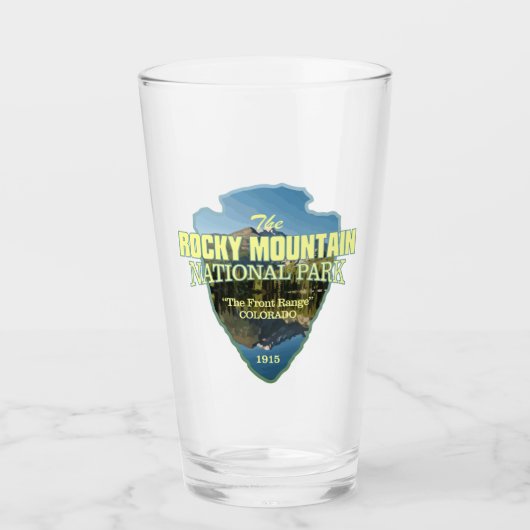 Rocky Mountain NP (pijlpunt) Glas (Voorkant)