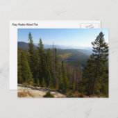 Rocky Mountain Overlook in de vroege Herfst Briefkaart (Voorkant / Achterkant)