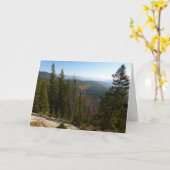 Rocky Mountain Overlook in de vroege Herfst Kaart (Gele Bloem)