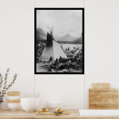 Rocky Mountain Park Indians 1895 Poster (Keuken)