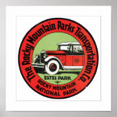 Rocky Mountain Park Poster (Voorkant)