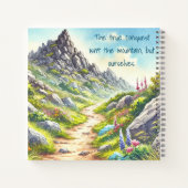 Rocky Mountain Path & prijsopgave Notitieboek (Achterkant)