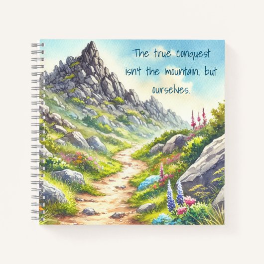 Rocky Mountain Path & prijsopgave Notitieboek (Voorkant)