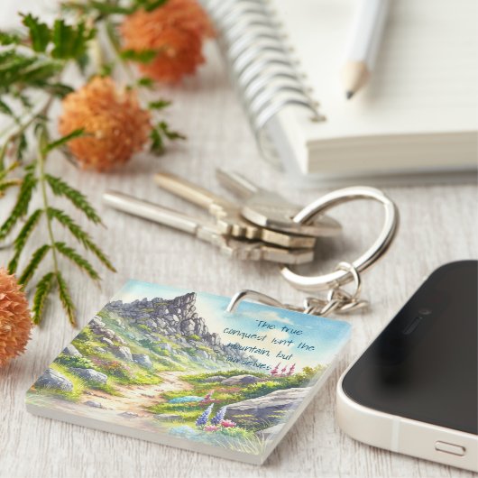 Rocky Mountain Path & prijsopgave Sleutelhanger (Voorkant Rechts)