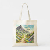 Rocky Mountain Path & prijsopgave Tote Bag (Achterkant)