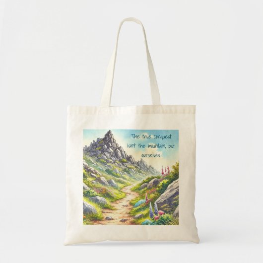 Rocky Mountain Path & prijsopgave Tote Bag (Voorkant)