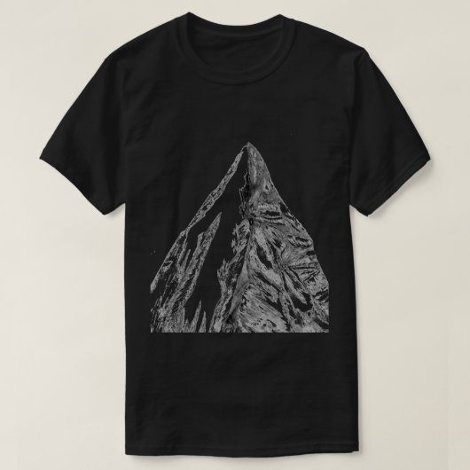 Rocky Mountain Peak T-shirt— zwart T-shirt (Design voorkant)
