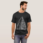 Rocky Mountain Peak T-shirt— zwart T-shirt (Voorkant volledig)
