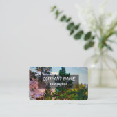 Rocky Mountain pijnbomen natuur foto Visitekaartje (Staand voorkant)