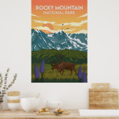 Rocky Mountain Poster (Keuken)