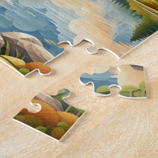 Rocky Mountain puzzel Legpuzzel (Zijkant)