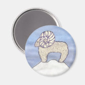 Rocky Mountain Ram Magneet (Voorkant / Achterkant)