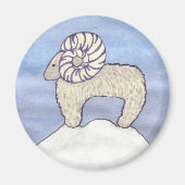 Rocky Mountain Ram Magneet (Voorkant)