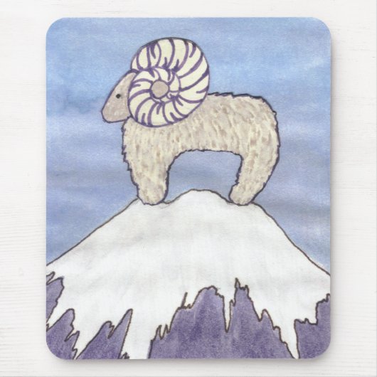 Rocky Mountain Ram Muismat (Voorkant)