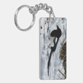 Rocky Mountain-rechthoekige sleutelketen Sleutelhanger (Voorkant Links)