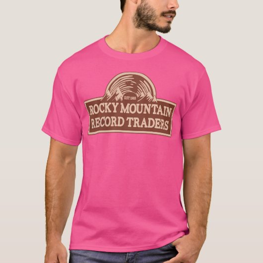 Rocky Mountain Record Traders Logo - Het leven is  T-shirt (Voorkant)