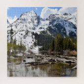 Rocky Mountain Reflections - 20x20 - 676 pcs. Legpuzzel (Verticaal)