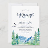 Rocky Mountain Retirement Party Kaart (Voorkant)