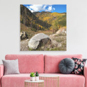 Rocky Mountain Rocks Uitgerekt Canvas Print (Insitu (Woonkamer))