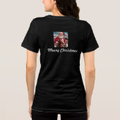 Rocky Mountain Santa and His Horse Tri-Blend Shirt (Achterkant)