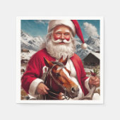 Rocky Mountain Santa en zijn paard Servet (Voorkant)