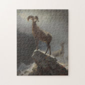 Rocky Mountain Sheep of Big Horn, Ovis, Montana, c Legpuzzel (Verticaal)