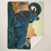 Rocky Mountain Sheep Sherpa Deken (Voorkant)