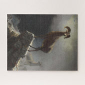 Rocky Mountain Sheep van Albert Bierstadt Decoupag Legpuzzel (Horizontaal)