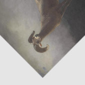 Rocky Mountain Sheep van Albert Bierstadt Decoupag Tissuepapier (Detail)