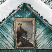 Rocky Mountain Sheep van Albert Bierstadt Poster