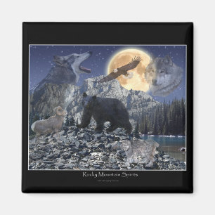ROCKY MOUNTAIN SPIRITS Art Magnet