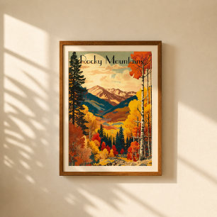 Rocky Mountain Spreekt Je Aan Canvas Afdruk