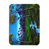 Rocky Mountain Stream Bomen Vista Magneet (Verticaal)