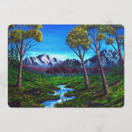 Rocky Mountain Stream gekleurd Abstract