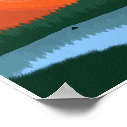 Rocky Mountain Sunrise Poster (Hoek)