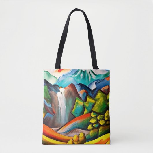 Rocky Mountain Torrent Tote Bag (Voorkant)